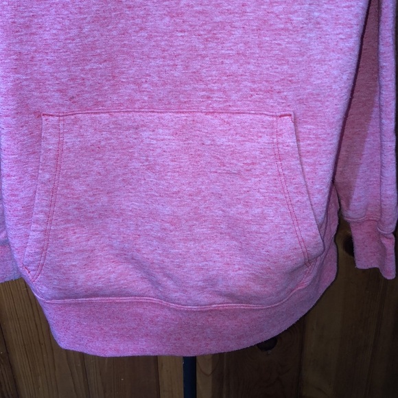 Womens large the north face red/pink hoodie never stop exploring fleece hoodie​ - Picture 3 of 5
